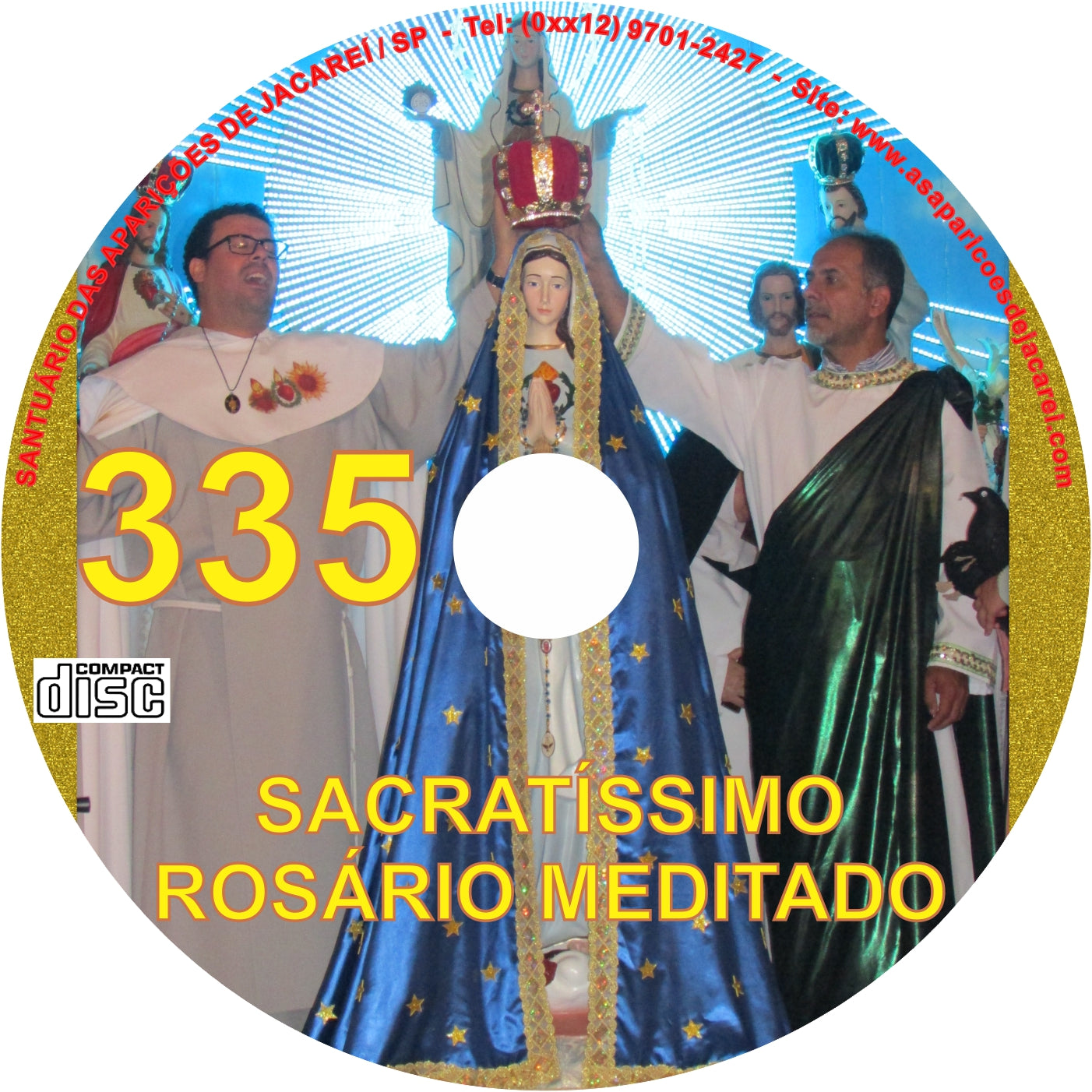 CD Rosário Meditado 335 CD Rosário Meditado 335